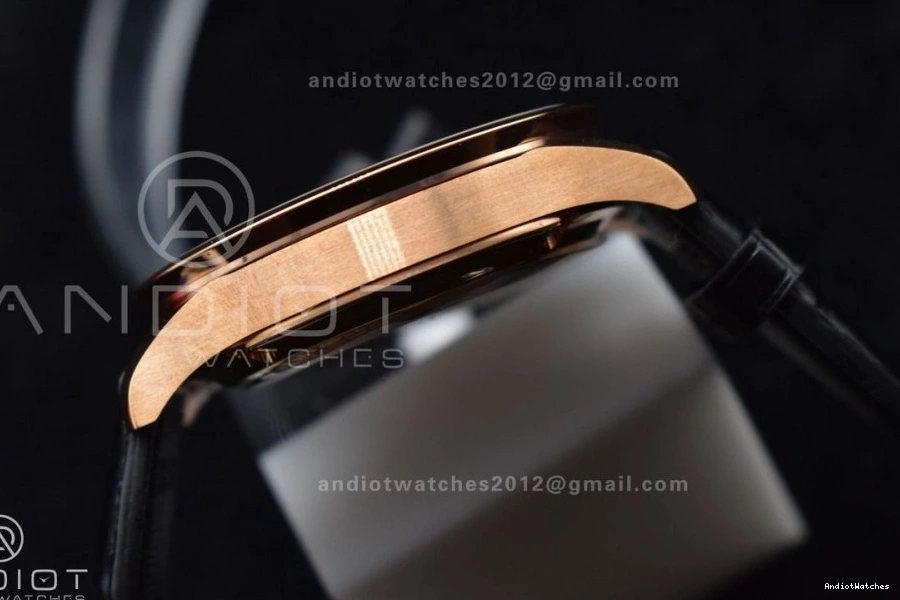 Black as Chrono Edition A7750 Portuguese Genuine) 1:1 ZF 444 Best Practical Thickness on Leather IW371482 (Same Strap 1031